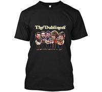 The Dubliners Irish Folk Band Pogues Transatlantic T-Shirt Men Unisex tee T-Shirt Black S