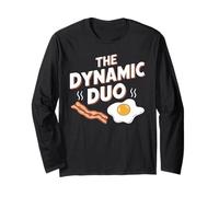 The Dynamic Duo Bacon Eggs, Divertido Amante del Desayuno Manga Larga