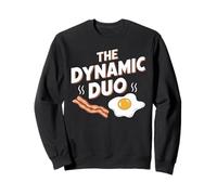 The Dynamic Duo Bacon Eggs, Divertido Amante del Desayuno Sudadera