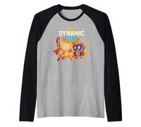 The Dynamic Duo - Camiseta de gelatina de Mantequilla de maní Linda y Divertida Camiseta Manga Raglan