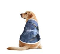 The Eagle Flying on The Lake - Camiseta de malla transpirable para perros grandes y medianos, perfecta para el uso diario y ocasiones especiales