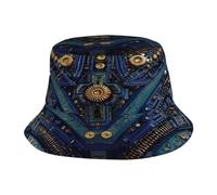The Eagle on The Lake - Elegante sombrero de pescador para hombres y mujeres, protección solar, plegable para todas las actividades al aire libre, Tech World, talla única