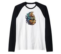 The Early Bird Gets The Good Coffee Lover Design Camiseta Manga Raglan