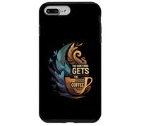 The Early Bird Gets The Good Coffee Lover Design Carcasa para iPhone 7 Plus/8 Plus