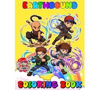 The Earth-Bound Coloring Book Game: A Jumbo Coloring for Kids Ages 4-7,8-12, Girls, and Adults | With +50 High Quality Coloring Pages