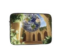 The Earth in The Mysterious Church - Funda para portátil a prueba de golpes, delgada, ligera, portátil, protectora de viaje para 10 pulgadas