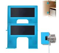 The Easy Hinge Mate - Your Quick Fix for Door Installation, Adjustable Accurate Guide for Hinges, Door Jamb Hinge Jig, Carpenter Latch Installation in Minute (2Pcs)