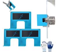 The Easy Hinge Mate - Your Quick Fix for Door Installation, Carpenter Latch Installation in Minutes, Accurate Guide for Hinges Cutting, for Home Drawer Woodworking Exterior Tool (3pcs)