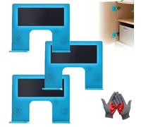 The Easy Hinge Mate - Your Quick Fix For Door Installation, Door Jamb Hinge Jig, Carpenter Latch Installation In Minutes, Cabinets Jamb Hinges Mate (3PCS)