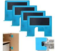 The Easy Hinge Mate, Your Quick Fix for Door Installation for Door, Accurate Guide for Hinges Cutting, Door Jamb Hinge Jig Tool for Precise Hinge Placement (4PCS)