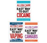 The Easy Way to Quit Cocaine, Easy Way to Quit Vaping & The Easy Way to Quit Cannabis By Allen Carr & John Dicey 3 Books Collection Set