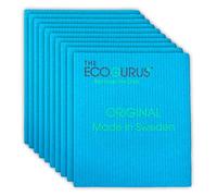 The EcoGurus Paños suecos para Cocina, paños de Cocina suecos Naturales Altamente absorbentes, paño de Esponja de celulosa, Color Azul