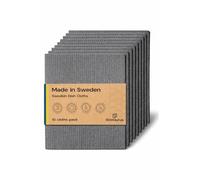 The EcoGurus Paños suecos para Cocina, paños de Cocina suecos Naturales Altamente absorbentes, paño de Esponja de celulosa, Color Gris