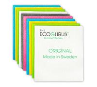The EcoGurus Paños suecos para Cocina, paños de Cocina suecos Naturales Altamente absorbentes, paño de Esponja de celulosa, Surtido