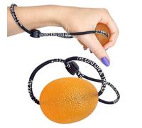 THE EGG ON A THREAD - entrenador exprimidor de manos, fortalecedor de agarre, terapia y pelota de estrés. Este ejercitador de un solo juego es perfecto para aliviar el estrés, fuerza de antebrazo,