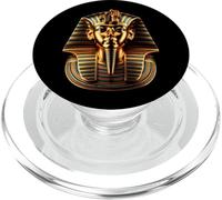 The Egyptian Pharaoh King Tut Mask Tutankhamun Illustration PopSockets PopGrip para MagSafe