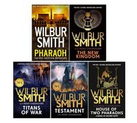The Egyptian Series 6-10 Collection 5 Books Set by Wilbur Smith (Pharaoh, The New Kingdom, Titans of War, Testament, House of Two Pharaohs)