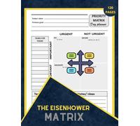The Eisenhower Matrix: Time & Task Management Planner: Daily Productivity Tracker for Organizing Project, Urgent-Important,120 Pages.