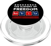 The Element of Freedom America, USA Liberty America Graphic PopSockets PopGrip para MagSafe