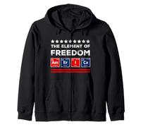 The Element of Freedom America, USA Liberty America Graphic Sudadera con Capucha