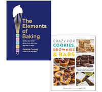 The Elements of Baking By Katarina Cermelj & Crazy For Cookies Brownies & Bars By Dorothy Kern 2 Books Collection Set