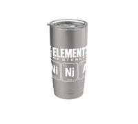The Elements Of Stealth Ninja Tabla periódica Funny Ninja Vaso térmico de acero inoxidable de doble pared