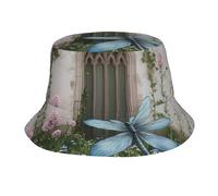 The Elephant in the Room - Sombrero de pescador estampado unisex, plegable para hombres y mujeres, La puerta de los sueños 9, One Size