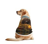 The Elephant in The Sunflower Field - Camiseta para perro, chaleco transpirable y refrescante para perros grandes, protección solar, uso cómodo para Golden Retriever, Husky, Alaska, actividades al