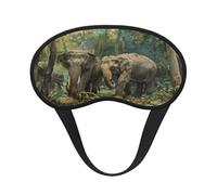 The Elephant Walking - Máscara de ojos definitiva para dormir, máscara de ojos suave y cómoda, relajante con cero presión para los ojos vendados.