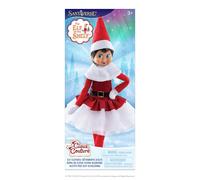 The Elf on the Shelf Claus Couture Collection - Elegante vestido de fiesta de Papá Noel, elegante vestido rojo listo para las vacaciones para elfos exploradores, elfo explorador no incluido