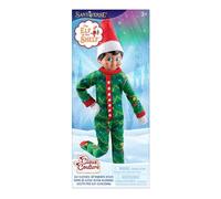 The Elf on The Shelf Claus Couture Collection Goodnight, Sleep Bright PJs - Pijama de Elfo Alegre y cómodo con Estampado de árbol de Navidad, Elfo Explorador no Incluido
