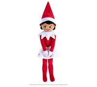 The Elf on the Shelf® Plushee Pals® Huggable - Muñeca de Peluche (70 cm), diseño de niña con Ojos Marrones