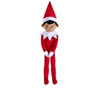 The Elf on the Shelf® Plushee Pals® Huggable | Peluche de 70 cm | Niño con Ojos Marrones | Muñeca Scout Elf