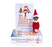 The Elf on the Shelf® Una tradición navideña | Inglés | Chica con Ojos Marrones | Incluye Libro ilustrado mágico, Caja de Recuerdos y Certificado de adopción Oficial