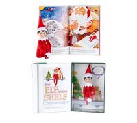 The Elf on The Shelf® Una tradición navideña | Inglés | Niño con Ojos Azules | Incluye Libro ilustrado mágico, Caja de Recuerdos y Certificado Oficial de adopción