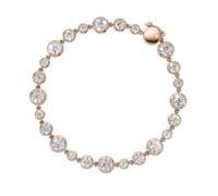 The Elizabeth (Link Crystal Bracelet) Rose Gold