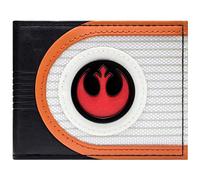 The Empire Strikes Back Star Casco de Piloto de X-Wing Wars Alliance Billetera/Cartera Bi-Fold ID & Tarjetero, Naranja