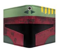 The Empire Strikes Back Star Wars Mandaloriano Casco de Boba Fett Billetera/Cartera Bi-Fold Porta-ID & Tarjetero, Verde