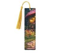 The Enchanted Garden, The Enchanted Forest - Marcapáginas de madera impresos de doble cara, 5 piezas, regalos para mujeres para amantes de los libros, accesorios geniales para cuadernos, regalos de