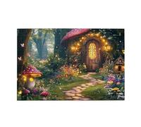 The Enchanted Garden, The Enchanted Forest - Rompecabezas de 1000 piezas para adultos, rompecabezas de madera para adultos, regalos para decoración del hogar