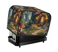 The Enchanted Garden, The Enchanted Forest Toaster Cover 2 Slice Kitchen Small Appliance Covers with Pockets Dust and Fingerprint Protectio