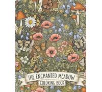 The Enchanted Meadow: Adult coloring book - cottagecore