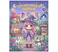 The Enchanted World: A Cozy Fantasy Coloring Book Filled with Magical Adventures, Enchanted Villages, Friendly Creatures, and Whimsical Wonders