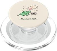 The End Is Near (Divertido Dibujo de Dinosaurio Infantil Gráfico) PopSockets PopGrip para MagSafe