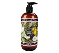 The English Soap Company Kew Gardens - Jabón botánico refrescante con una rica espuma, enriquecido con aloe vera calmante y vitamina E, aroma a magnolia y pera 500 ml
