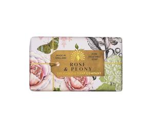 The English Soap Company, Rose & Peony Soap Bar, Anniversary Collection 200g