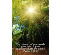The entrance of your words gives light; it gives understanding to the simple. Psalms 119:130 - Daily Journal