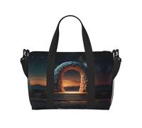 The entrance to the dream - Bolsa de viaje estampada con correa ajustable para el hombro, adecuada para viajes y deportes