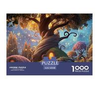 The Entwined Branches of An Ancient Oak Tree 1000 Pcs Cartón Fuerte Rompecabezas Magical Ancient Tree Imposible, Difícil Juego Familiar Puzzle Juego De Desafío Difícil 52x38cm/1000pcs