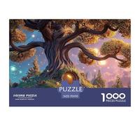 The Entwined Branches of An Ancient Oak Tree 1000 Pcs Cartón Rompecabezas Magical Ancient Tree Liberador De Estrés Juego Familiar Puzzle Juego De Desafío Difícil 70x50cm/1000pcs